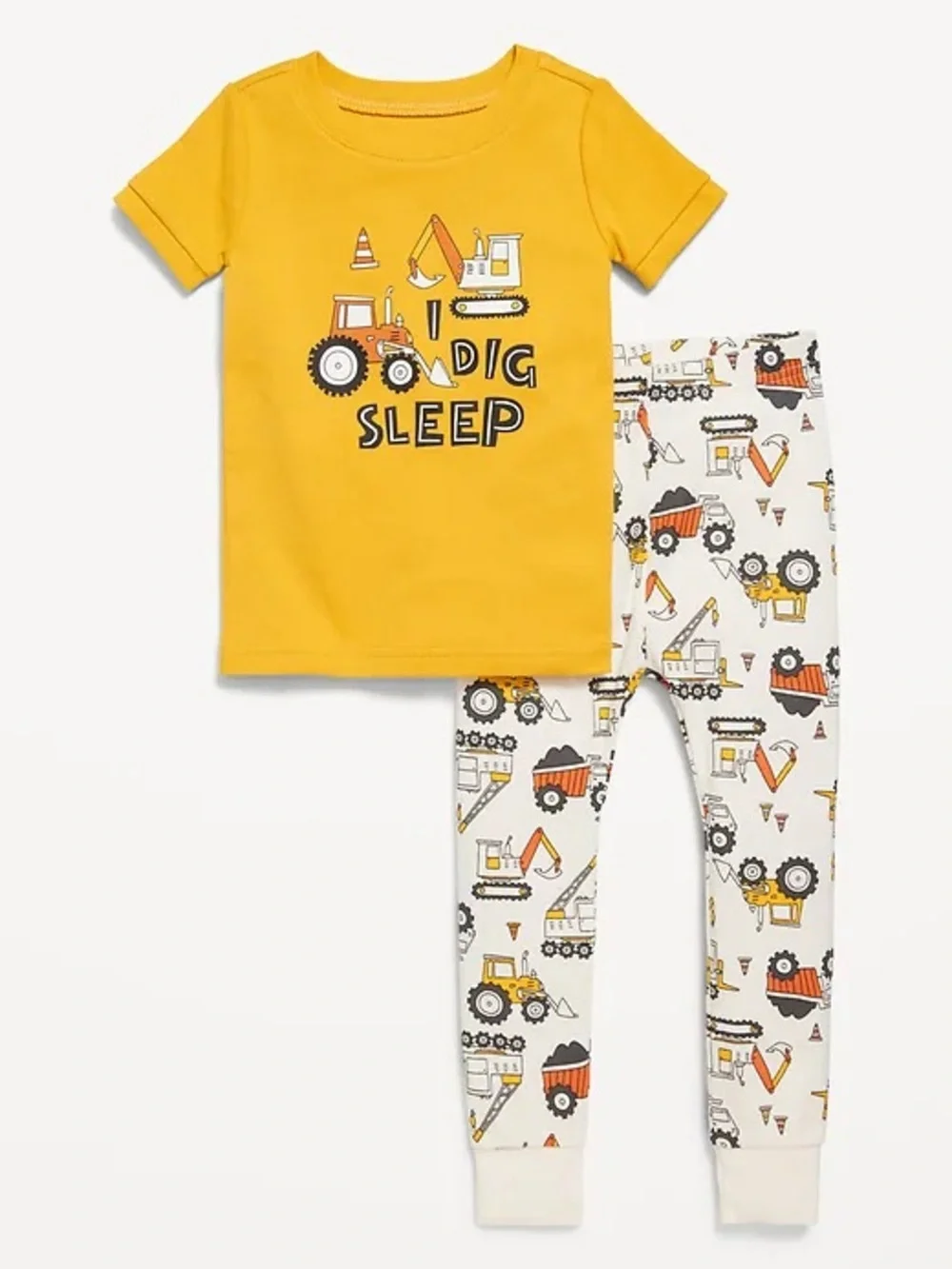 Old Navy 4T Pajama Bundle | Fire Truck & Construction Vehicle PJs | 2 Sets